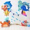 Sea Animal Balloons - Large Shark Dolphin Whale Fish Creature Foil Balloons for Under The Sea and Ocean Theme Party Decorations